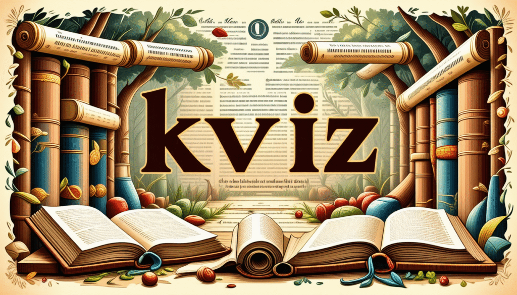 raziščite izvor in zgodovino besede 'kviz' ter izvedite, kako je ta izraz postal del slovenskega jezika.